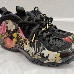 Nike Air Foamposite One Floral Black Gold
